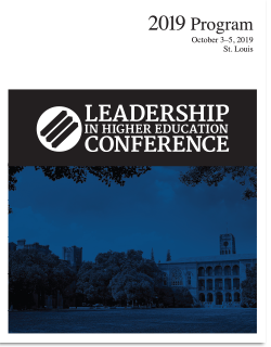 2019 Leadership in Higher Education Conference program