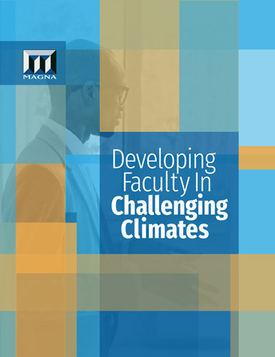 cover of Developing Faculty in Challenging Climates report