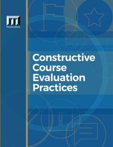cover of constructive course evaluation practices report