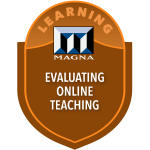 Evaluating Online Teaching